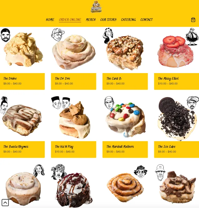 ALL ABOUT THE CINNAMON E-COMMERCE SITE FOR BAKERY